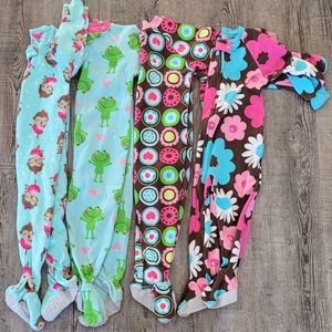Girls 24M footed pajamas
